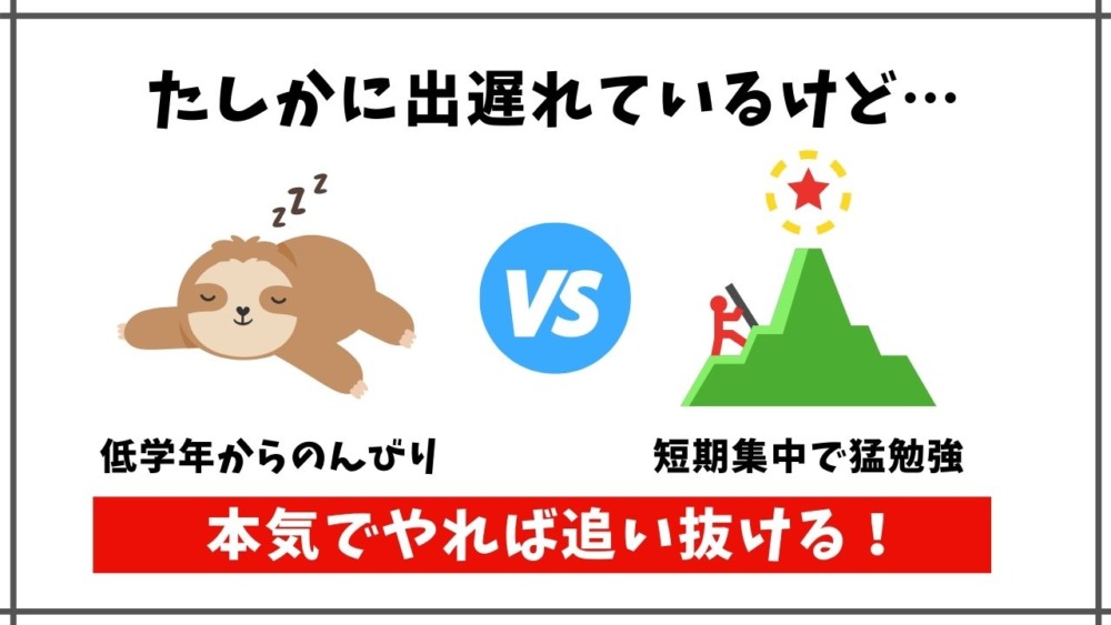 中学受験を5年生からスタートするのは遅い